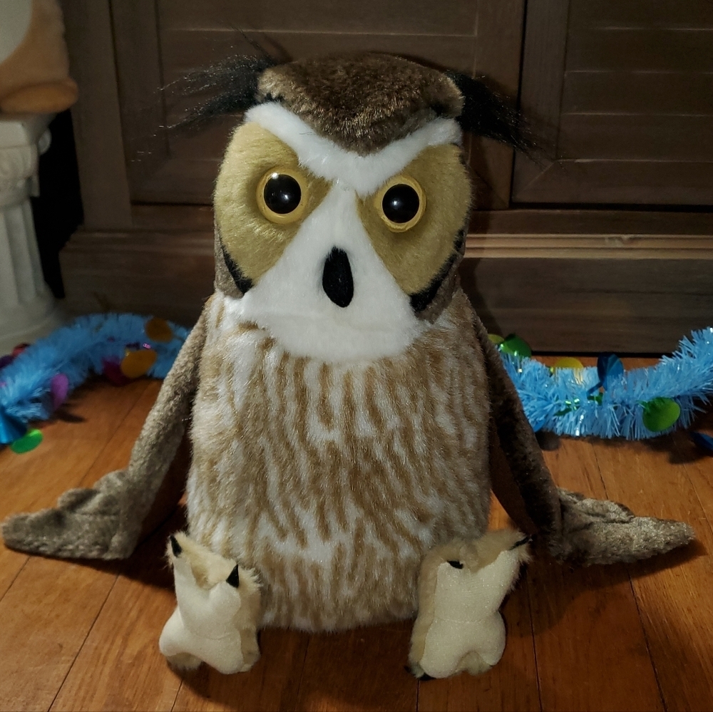 Realistic Owl Stuffed Animal